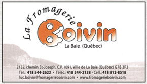 FROMAGERIE  BOIVIN